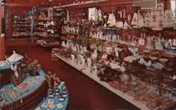 Frankenmuth Bavarian Inn Gift Shop Interior Postcard