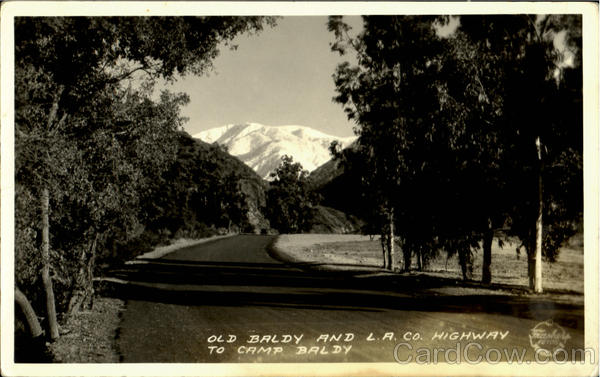 Old Baldy And L. A. Co. Highway Camp Baldy California