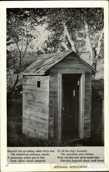 Neenah Outhouse Wisconsin