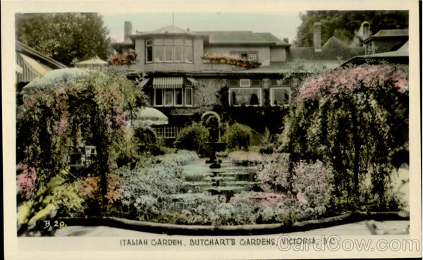 Italian Garden, Butcharts Gardens Victoria BC Canada
