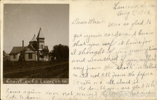 Christian Church Laurens Iowa
