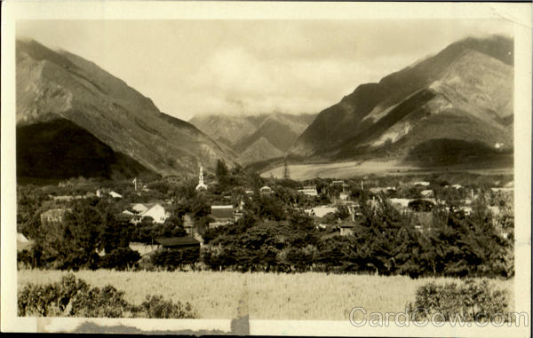 West Maui Mountains - 1929 Hawaii