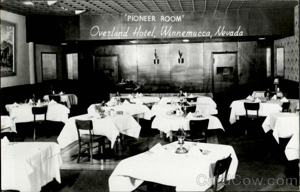 Pioneer Room Overland Hotel Winnemucca Nevada