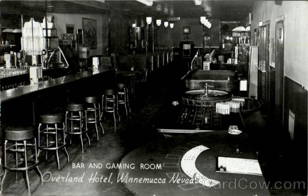 Bar And Gaming Room Overland Hotel Winnemucca Nevada