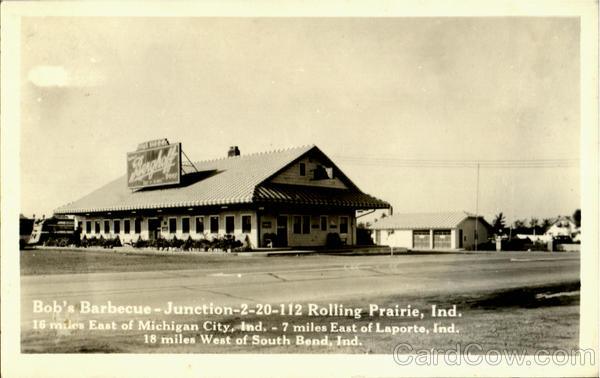 Bob's Barbecue Berghoff Beer Prairie Indiana