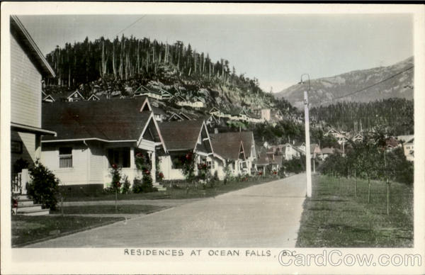 Residences At Ocean Falls BC British Columbia