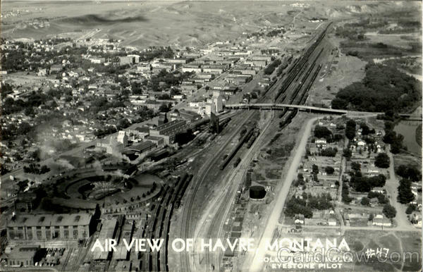 Air View Of Havre Montana