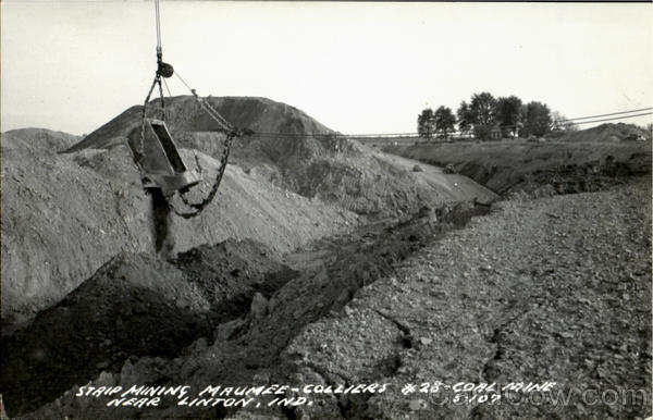 Strip Mining Maumee Colliers Linton Indiana