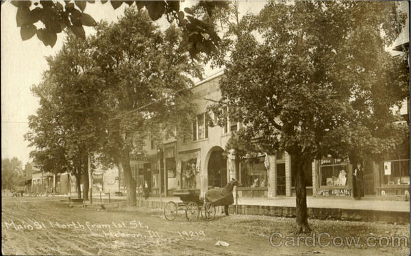 Main Street North From 1St St Hebron Illinois