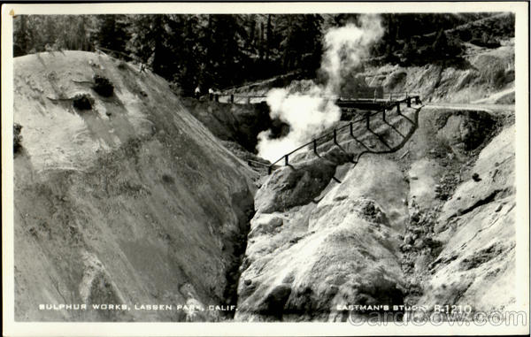 Sulphur Works Lassen Volcanic National Park California