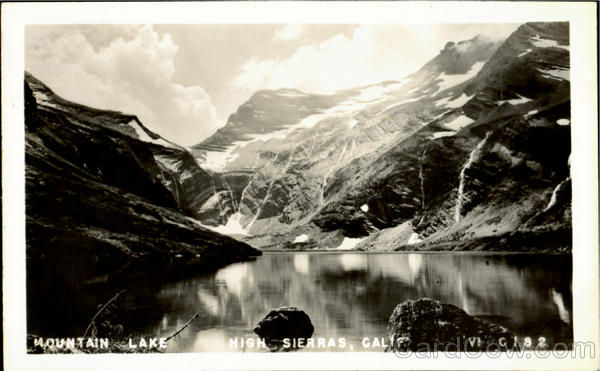 Mountain Lake, High Sierras Lytle Creek California