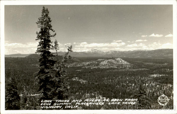 Lake Tahoe And Myers California