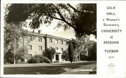 University Of Arizona Gila Hall A Women's Dormatory Postcard