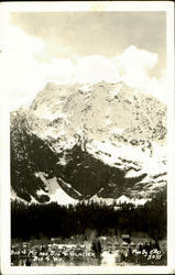 Big 4 Mt And Big 4 Glacier Postcard