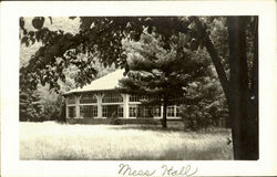 Camp Mess Hall Postcard