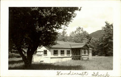 Camp Handicraft Shack Postcard