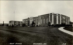 High School Hannibal, MO Postcard Postcard