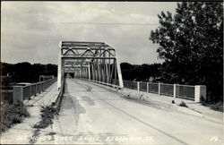 Des Moines River Bridge Postcard