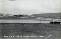 The Y Jct Of Hiways 30 X 71 Postcard