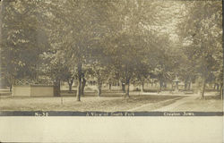A View Of South Park Postcard