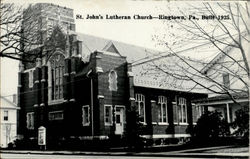 St. John's Lutheran Church Ringtown, PA Postcard Postcard