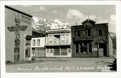 Arctic Brotherhood Hall Skagway, AK Postcard Postcard