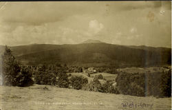 Camels Hump From Waterbury Postcard