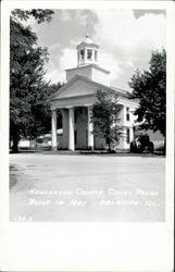 Henderson County Court House Postcard