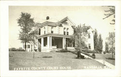 Fayette County Court House Postcard