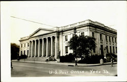 U. S. Post Office York, PA Postcard Postcard