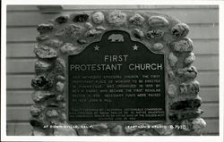 First Protestant Church Downieville, CA Postcard Postcard