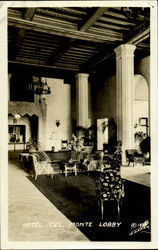 Hotel Del Monte Lobby Postcard