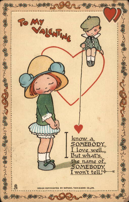 To My Valentine: 'I Know a Somebody I Won't Tell!'