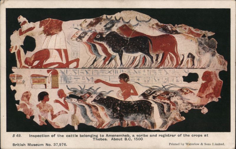 Inspection of Cattle, Amenemheb, Thebes, c. 1500 B.C.