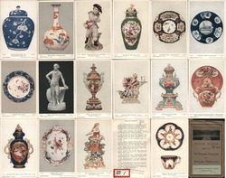 Set of 16: British Museum English Porcelain Postcard
