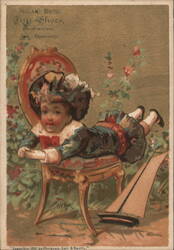 Nolan Bros. Fine Shoes, San Francisco, Child with Toy Boat Trade Card