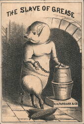 The Slave of Grease, N.K. Fairbank & Co. Advertising Trade Card