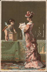 La Femme Électeur - Nolan Bros. Fine Shoes Trade Card