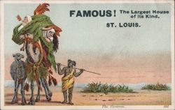Famous! Largest House of its Kind, St. Louis - The Caravan Trade Card