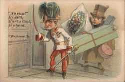 Hunt's Coal Advertisement, 'No rival', 7 Weybosset St. Trade Card