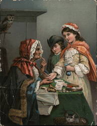 The Gipsy Fortune-Teller, Dr. Jayne's Medicines Advertisement Trade Card