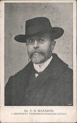 Dr. T. G. MASARYK, I. PRESIDENT ČESKOSLOVENSKÉHO STÁTU. Postcard
