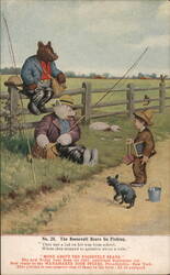 The Roosevelt Bears Go Fishing Postcard