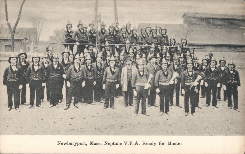 Newburyport, MA Neptune V.F.A. Ready for Muster Massachusetts