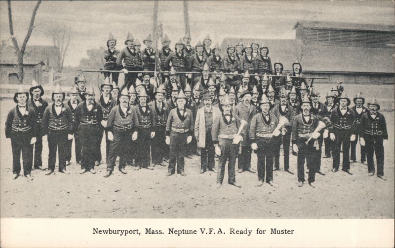 Newburyport, MA Neptune V.F.A. Ready for Muster Massachusetts