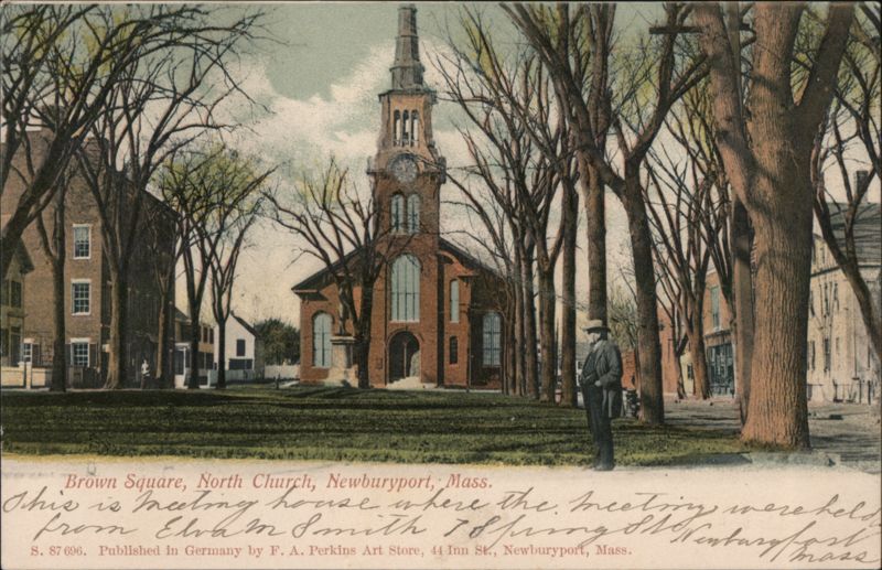 Brown Square, North Church, Newburyport, MA Massachusetts