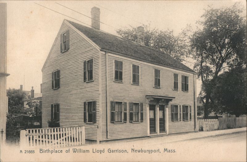 Birthplace of William Lloyd Garrison, Newburyport, MA Massachusetts