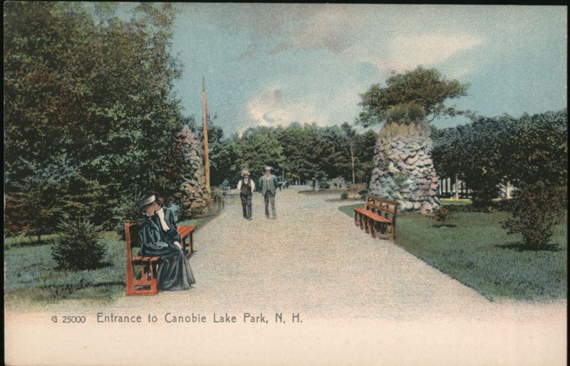 Entrance to Canobie Lake Park, N. H. New Hampshire