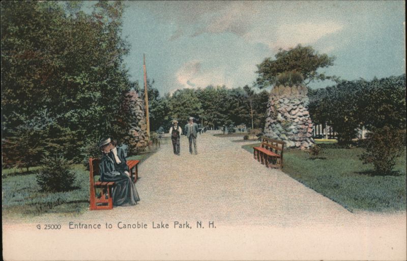 Entrance to Canobie Lake Park, N. H. New Hampshire