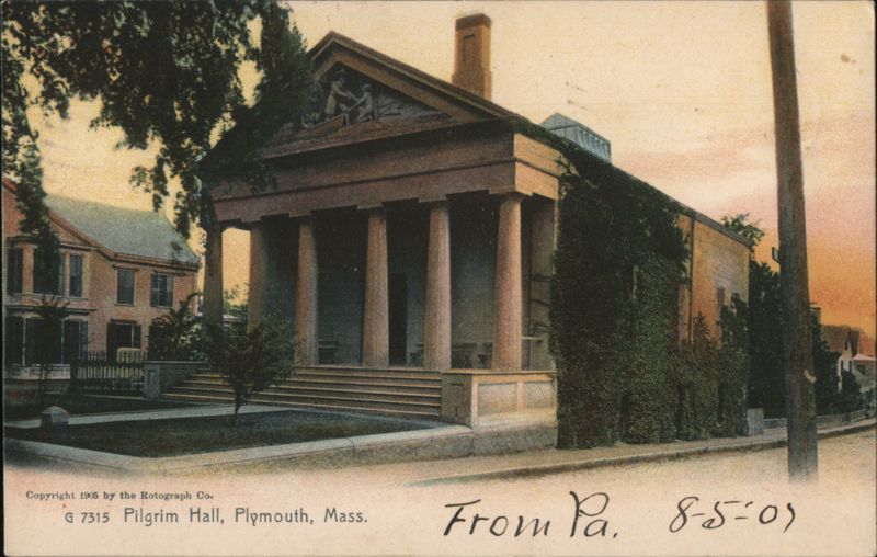 Pilgrim Hall, Plymouth, MA Massachusetts